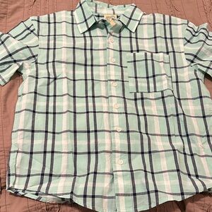 Plaid Button Down Kids Shirt